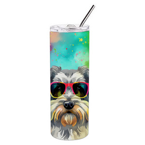 Gobelet isotherme fin en acier inoxydable Schnauzer Hippie Dawg - Product Image 2