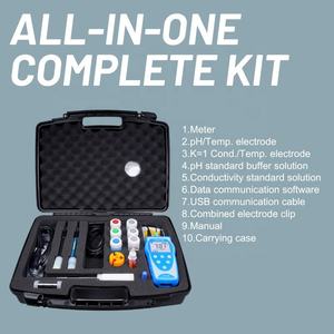 Kit d'analyseur d'eau multiparamètre pratique précis pH/<span class=keywords><strong>EC</strong></span>/<span class=keywords><strong>TDS</strong></span>/salinitomètre certifié CE pour la qualité de l'eau sur le terrain et en laboratoire - Product Image 6