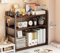 Étagère de rangement de bureau de haute qualité, bureau d'étudiant, bureau d'ordinateur de bureau, armoire à plusieurs niveaux, étagère de rangement