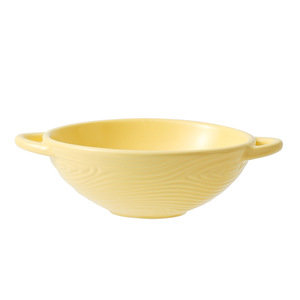 Tree-patterned Japanese ceramic bowl, thickened, heat-resistant, double-handled, household rice bowl, <b>microwave</b>-safe, fruit - Product Image 2