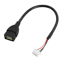 USB A femelle vers jst PH 2.0mm faisceau de câbles d'assemblage de câbles 4 broches USB A femelle vers câble jst