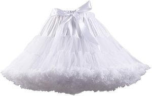<span class=keywords><strong>Jupon</strong></span> en mousseline de soie pour <span class=keywords><strong>femme</strong></span> Nylon adulte Petti jupe Puffy Tutu <span class=keywords><strong>Tulle</strong></span> jupe princesse Ballet danse jupons sous-jupe - Product Image 4