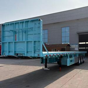 Semirremolque de Plataforma Plana de Venta Directa del Fabricante, Semirremolque de Plataforma Plana de <span class=keywords><strong>Segunda</strong></span> <span class=keywords><strong>Mano</strong></span> - Product Image 5