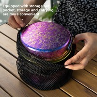 Ensemble de cuisine en titane pur, ultraléger 280g, pot de qualité alimentaire 1200ml, assiette 400ml, camping, pique-nique, cuisine en plein air, logo personnalisé