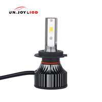 Ampoule de phare LED COB H7 pour modification de voiture, 6500K, refroidissement par ventilateur, lumière LED automobile super lumineuse