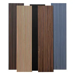 Multi-layer solid wood environmental protection material sound-absorbing panel/wood slat acoustic panels for wall and ceiling