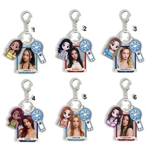 Venta al por mayor de productos de KATSEYE, grupo femenino internacional: Colgante acrílico de <span class=keywords><strong>MANON</strong></span>, Colgante para bolso de MEGAN, Llavero de DANIELA - Product Image 4