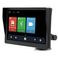 Nuevo Radio de Coche Estéreo Android Auto con Pantalla Táctil de 7 Pulgadas, Cámara Integrada, HD, Carplay Inalámbrico, Reproductor de DVD MP5, Autoestéreo Universal