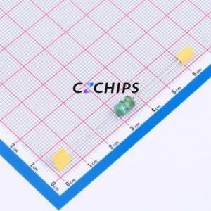 Inductor de Anillo de Color XRAL0510-331K / Inductor de Montaje Pasante (THT), D5xL10.5mm 330uH 10% 380mA - Product Image 1