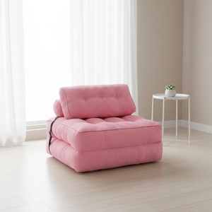 Folding <b>Bed</b> Convertible Sleeper Chair Pillow Compressed Back Support Comfortable Recliner Fabric <b>Sponge</b> Modern Hotel Foldable So - Product Image 1
