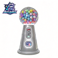 Distributeur de capsules de jouets à monnayeur, grande boule transparente, distributeur d'œufs torsadés pour centre commercial, salle de jeux, parc d'attractions