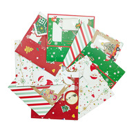 Boîte en papier biodégradable à fentes semi-pliées pour l'affichage de bougies, taille personnalisée, emballage cadeau et artisanat – Spécial Noël