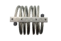 Câble d'isolation contre les chocs et les vibrations pour compresseur industriel de véhicules électriques en aluminium/acier inoxydable Hoan JGX-1276D-176B