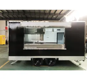 Với đầy đủ thiết bị nhà bếp và Ice Cream Trailer với thức ăn nhanh máy để bán tại Mỹ di động thực phẩm giỏ hàng