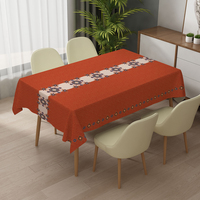 Nappe en PVC tissée vert foncé RNPT - Imperméable, jetable et résistante à l'huile pour pique-niques et événements