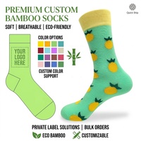 Chaussettes en coton personnalisées pour hommes avec logo sur mesure – Conception gratuite par notre équipe
