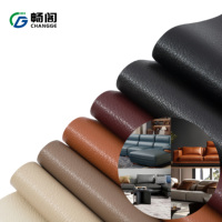 Supplier OEM Kulit Sintetis PU Tahan Lama Ramah Lingkungan Anti-Deformasi untuk Pembuatan Sofa, Furnitur, dan Tas