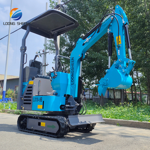 รถขุดขนาดเล็ก LOOGSHEEN 1.2T พร้อมหัวตัดหญ้า 1T แบบ Backhoe Flail Mower เครื่องยนต์ Koop และปั๊ม สำหรับงานเกษตรและก่อสร้าง ทำงาน - Product Image 2