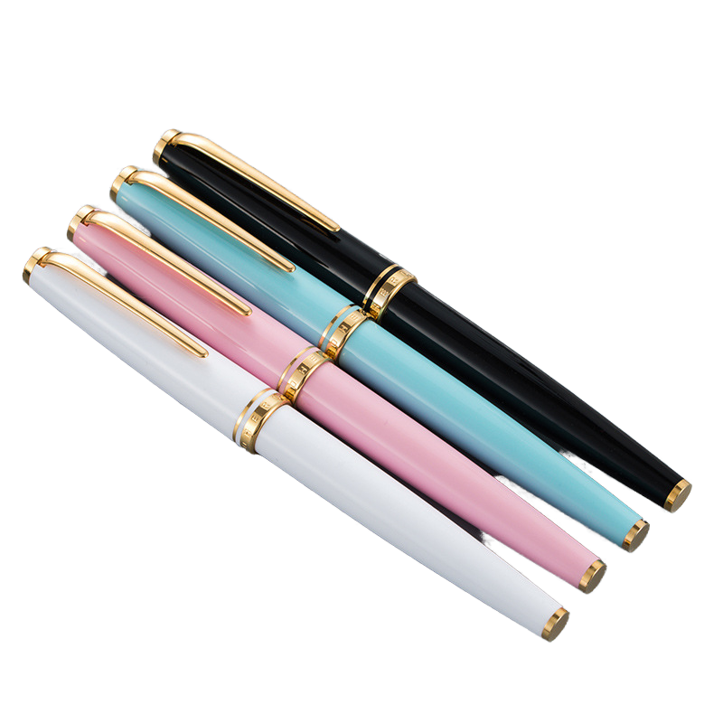 Premium Stainless Steel Pen Smooth Writing Gel Ink