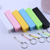 Chargeur d'urgence Portable 2600mAh Mini banque d'alimentation de parfum avec batterie arrière externe Micro USB universelle pour téléphones mobiles