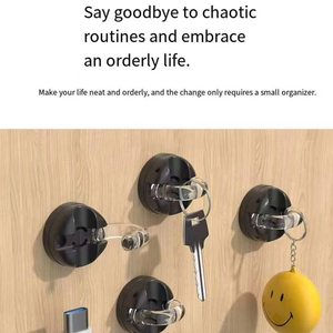 Bàn từ Cable Tie <span class=keywords><strong>Holders</strong></span> Organizer với Clip có thể điều chỉnh cho gọn gàng & gọn gàng quản lý cáp - Product Image 4