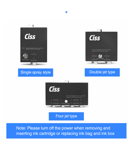 CISS Large Capacity <strong>Ink</strong> Cartridge Continuous <strong>Ink</strong> Supply <strong>System</strong> Compatible with HP Garment <strong>Plotter</strong> and Inkjet Printer - Product Image 2
