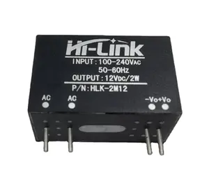 HLK-2M12 220V 12V 2W 170mA AC-DC izolasyon anahtarı voltaj regülatörü güç modülü Hi-link