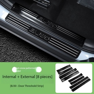 แผ่นกันรอยขอบประตู<span class=keywords><strong>รถ</strong></span>ยนต์ Beijing BJ30 - ชุดแผ่นตกแต่งภายใน<span class=keywords><strong>รถ</strong></span>ยนต์, แผ่นกันรอยขอบประตู, ชุดแผ่นป้องกันขอบประตู - Product Image 4