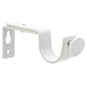 [Approvisionnement direct transfrontalier] Tringle à rideau télescopique blanche moderne et minimaliste avec support latéral - Product Image 5