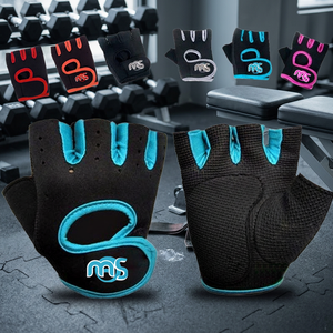 Unisex Half Finger Gym <b>Gloves</b> Lightweight Breathable Gel Padded Weight Lifting Sports - Product Image 3