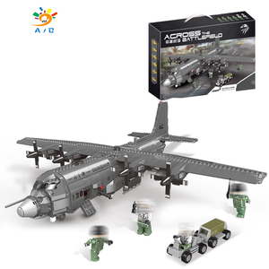 AJB thème <span class=keywords><strong>militaire</strong></span> <span class=keywords><strong>bombardier</strong></span> stratégique décoration assemblé ensembles de blocs de construction enfants jouet éducatif pour enfant - Product Image 1