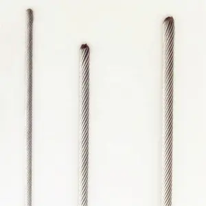 1x12 1.6mm prestressed galvanized single universal steel wire rope strand wire for control