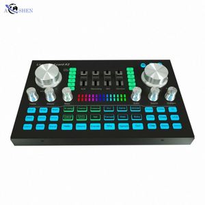 Tarjeta de Sonido USB Externa con Precio de Fábrica, para Teléfono Inteligente, Tableta, Transmisión en Vivo, Grabación, con Interfaz BT, Mezclador de Audio - Product Image 4