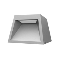 Lampadaire LED compact IP65, éclairage de chemin asymétrique extérieur, acier inoxydable, éclairage paysager à basse intensité
