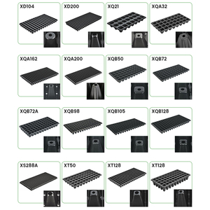 Bandejas de germinación para plantas, flores y vegetales, para viveros de jardín, duraderas, con 21/32/50/72/105/128 celdas, negras, tipo blíster - Product Image 2