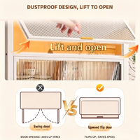 Meuble de rangement modulaire autoportant en acier pour salon, servant de buffet