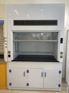 Capó de humos de PP resistentes al ácido alcalino fuerte, laboratorio químico con grifo de agua - Product Image 2