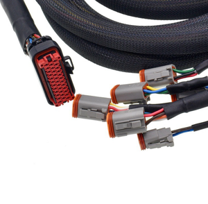Harnais de câblage PVC étanche sur mesure, assemblage robuste pour l'automobile, câble agricole, machines GPS, faisceau de câbles OEM haute résistance - Product Image 2