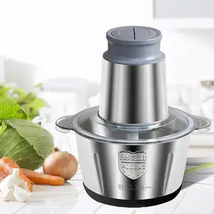 Kitchen Home Best Vegetable Meat Chopper, Automatic Stainless Steel 5L Electric Food Grinder/