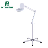 LED Light Beauty Tattoo Lamp Embroidery Machines Magnifying Lamp Beauty Salon Magnifier Lens Height Adjustable