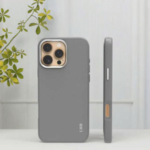 Coque de téléphone magnétique en TPU de couleur unie avec boutons en métal Coque de téléphone portable de luxe simple et fine pour iPhone 16 15 Pro Max 14 - Product Image 4