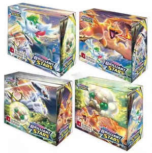 Vente en gros de cartes de jeu de cartes à collectionner (GCC) Pokémon Anime Or, Noir, Argent, Arc-en-ciel, Boîte de collection de cartes GCC - Product Image 1