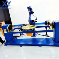 Robot de soudage YASKAWA à 6 axes, moteur PLC, bras robotique CNC, poste de travail collaboratif automatique avec table, charge utile de 12 kg, haute efficacité, Chine