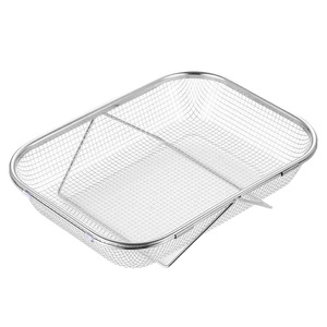 Qiwang Stainless Steel Sink Drain <b>Basket</b> Extendable Vegetable Washing Rack Multi Functional Dish Chopstick Drainer - Product Image 5