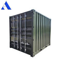 Conteneur de stockage de marchandises sèches en acier Corten de 10 pieds, certifié CCS CSC, mini-conteneur portable de 10 pieds pour transport maritime, à vendre
