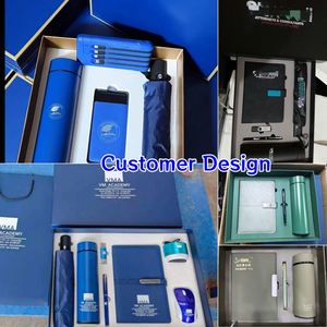 FX Factory Supply Premium Custom Logo Gift Set Thermos <b>Cup</b> Notebook Pen Umbrella 16Gb Usb Drive Business Corporate Combo - Product Image 6