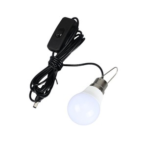 Lampe Solaire LED d'Urgence 5V 12V, Batterie Externe DC 3W 5W 7W, Système d'Énergie Solaire DC5.5*2.1mm, <span class=keywords><strong>Ampoule</strong></span> Suspendue - Product Image 1
