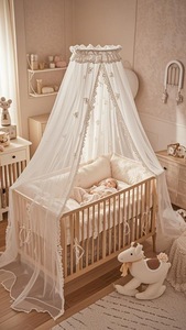 Tùy Chỉnh Liền Mạch Bảo Hiểm Đầy Đủ Trẻ Em Muỗi <span class=keywords><strong>Net</strong></span> Thoáng Khí Bé Muỗi <span class=keywords><strong>Net</strong></span> Cho Babys Crib Đáng Yêu Cho Mùa Hè Bangladesh Nhà Máy - Product Image 3