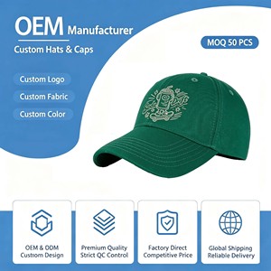Custom Cap Manufacturer Unstructured 5-Panel Baseball Cap Puff Printing Embroidered Luxury Polyester/Cotton Gold Copper Buckle - Product Image 1