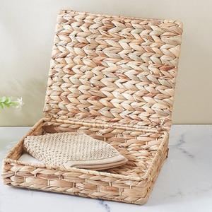 Prix bon marché tressé à la main Jacinthe d'eau boîte unité de stockage boîtes de conteneur pour les magasins de détail et de gros - Product Image 5